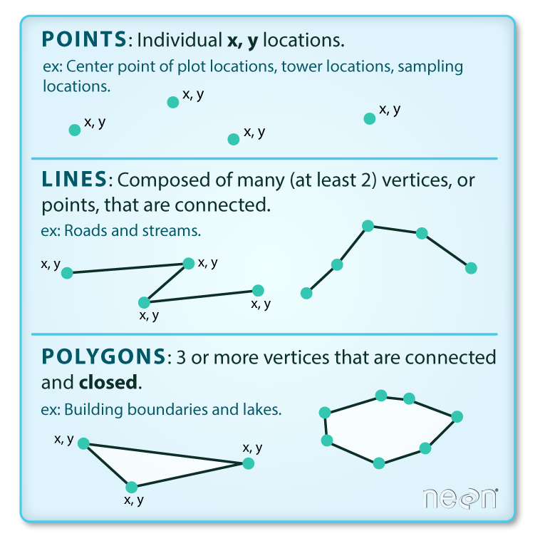 Types of vector objects